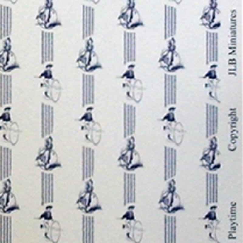 画像4: 壁紙　A3 (297 × 421 ミリ)　"Playtime"　Blue (4)