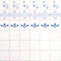 壁紙　タイル　A3 (297 × 420 ミリ)　"Ceramica"　Blue