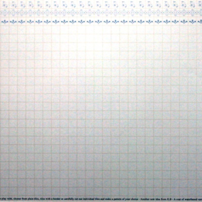 画像4: 壁紙　タイル　A3 (297 × 420 ミリ)　"Ceramica"　Blue (4)