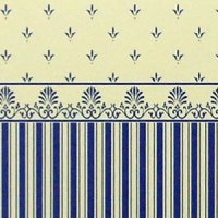 "Grosvenor"　Blue/Cream