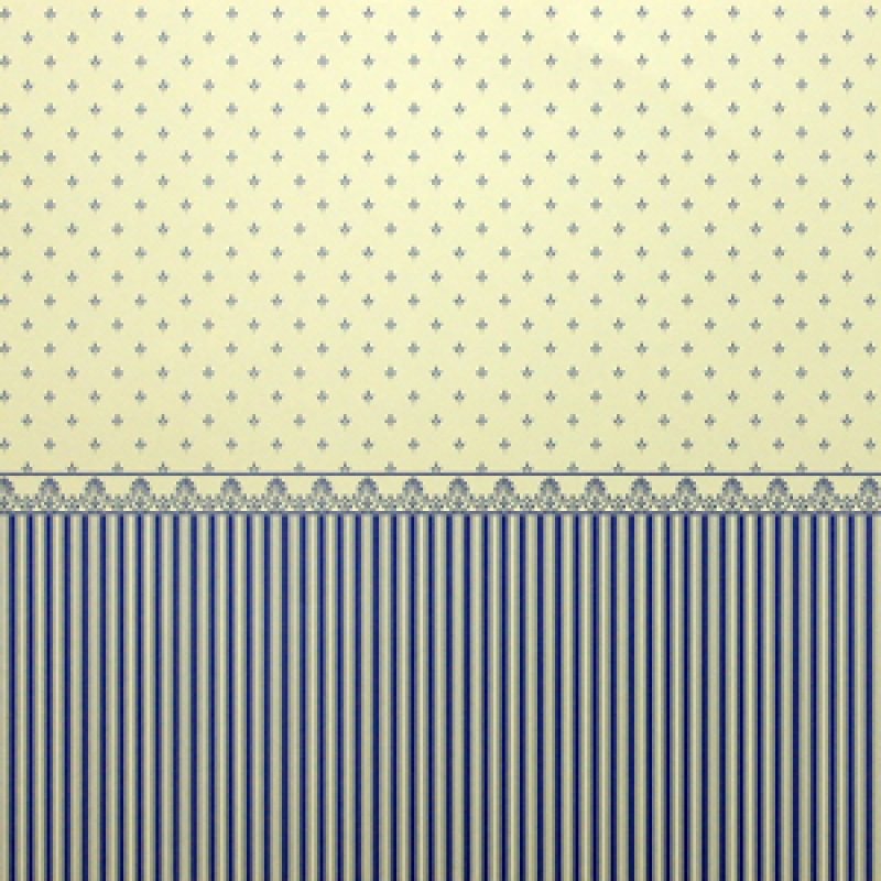 画像2: "Grosvenor"　Blue/Cream (2)
