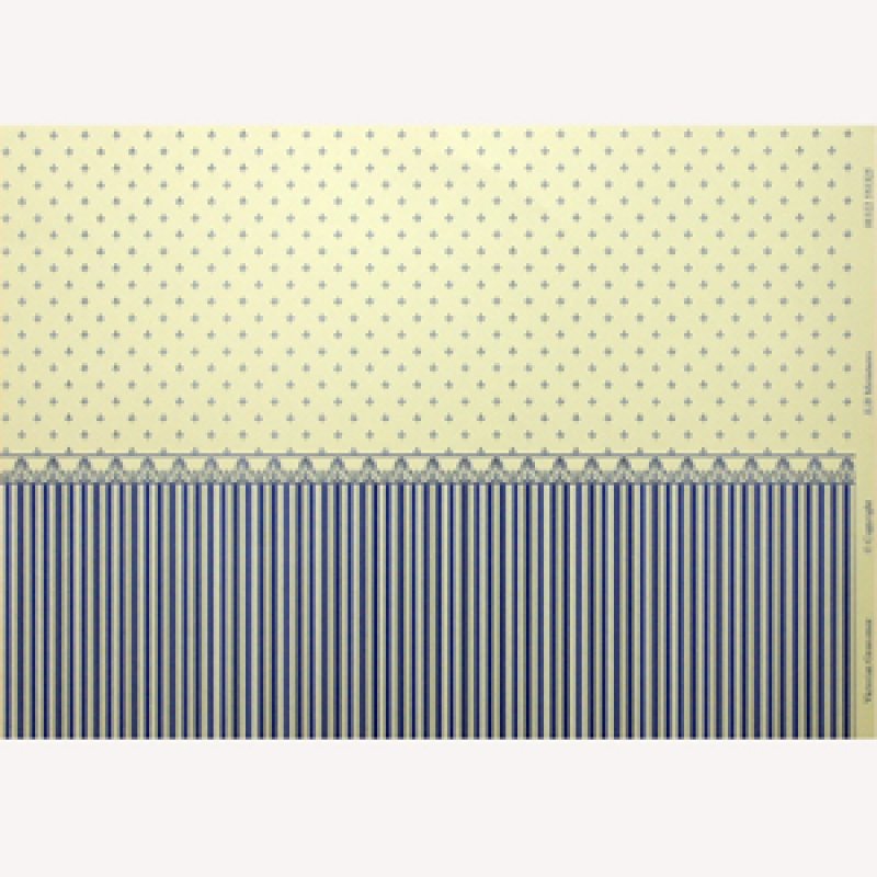 画像5: "Grosvenor"　Blue/Cream (5)