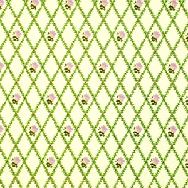 画像2: 壁紙 A3  "Jennifer"　Lilac/Cream (2)