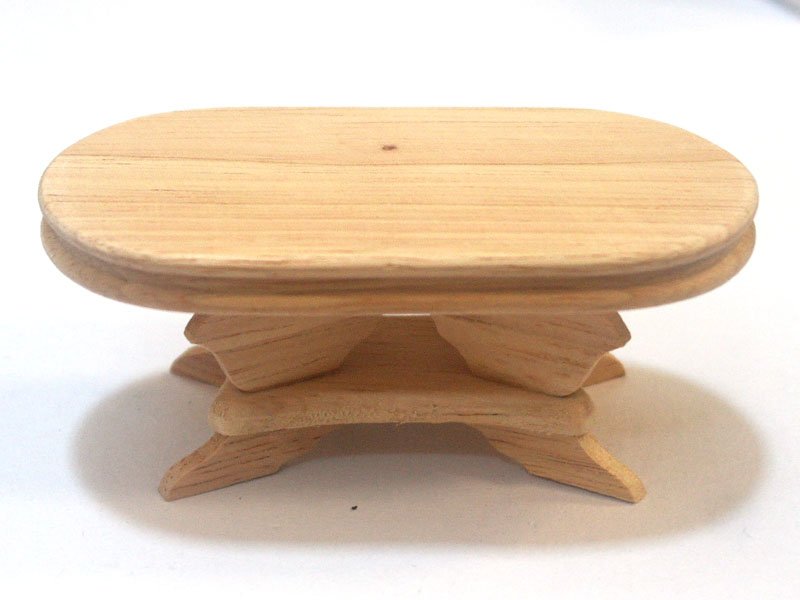 画像2: コーヒー　テーブル　未塗装 (2)