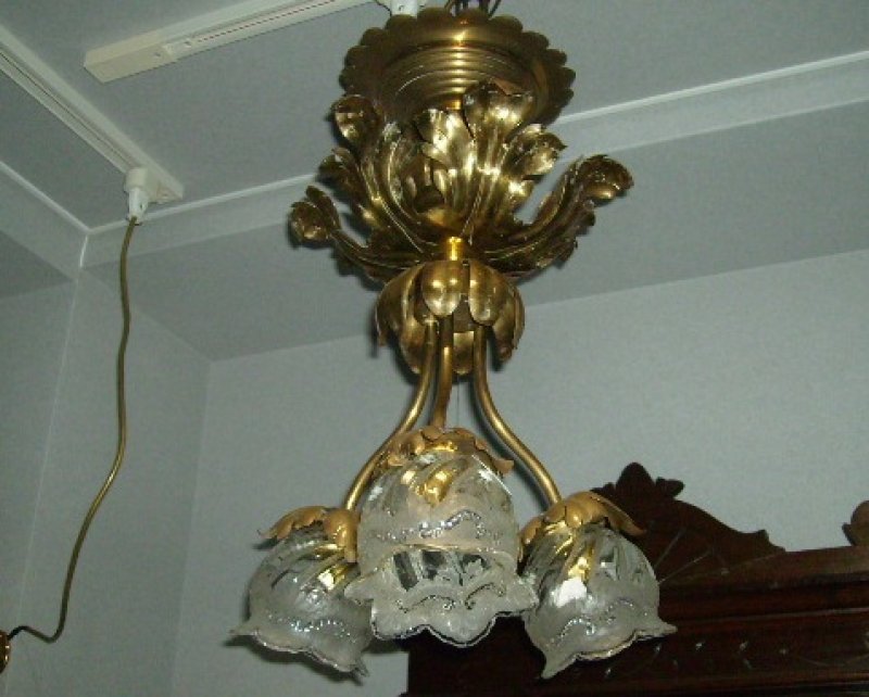 画像1: シーリングランプ　Assy　３灯付き (1)