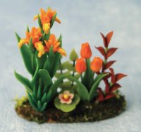 アイリス＆チューリップ　庭植え