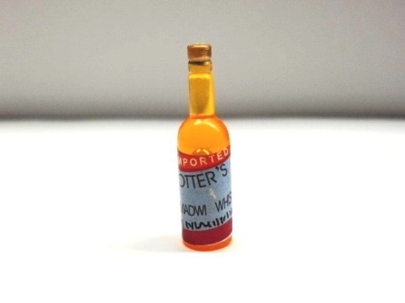 画像1: ウイスキーボトル  琥珀 (1)