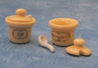 ジャム　＆　ママレード　ポット　2個