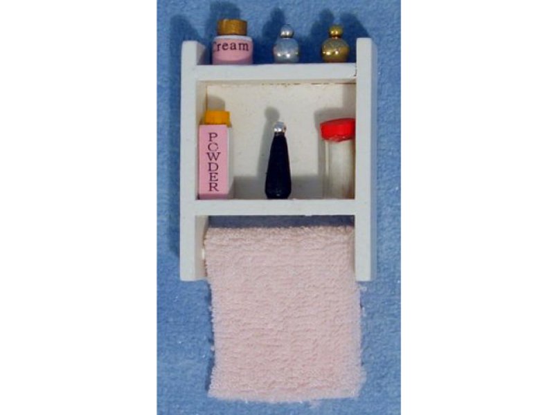 画像1: 洗面シェルフ（棚）セット (1)