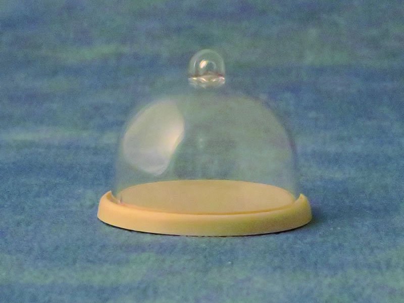 1/12サイズのドールハウス用ミニチュア　ケーキ/チーズ　ドーム