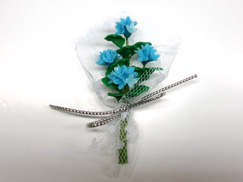 1/12サイズのドールハウス用ミニチュア　花のブーケ