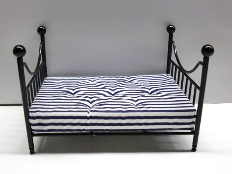 画像2: メタル・ベッド　ブラック (2)