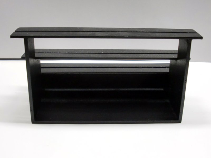 画像6: 露店　3段棚　ブラック (6)