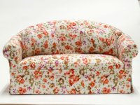 ソファ　花柄