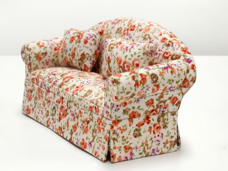 画像3: ソファ　花柄 (3)