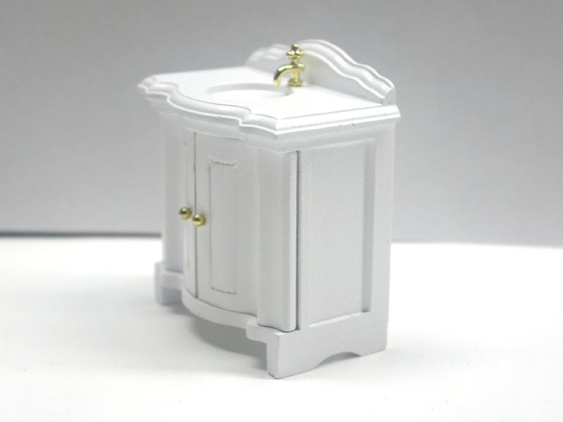 画像3: バニティ・ユニット（洗面台）　ホワイト (3)