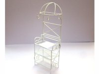 キッチン　なべスタンド　ホワイト