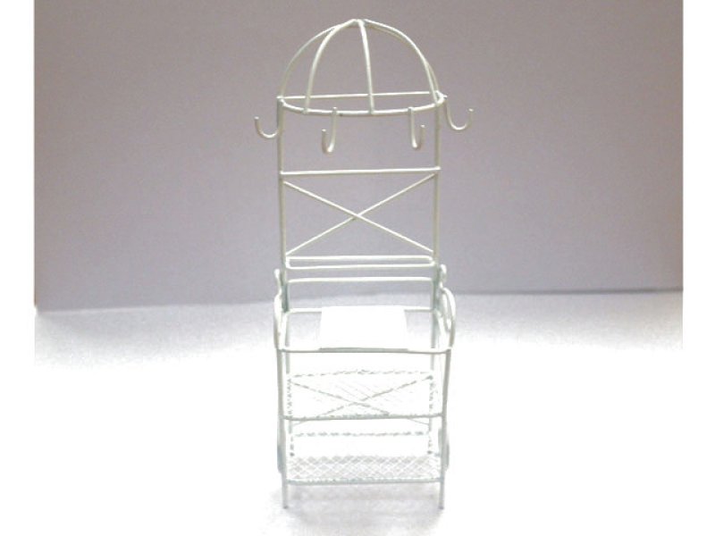 画像2: キッチン　なべスタンド　ホワイト (2)