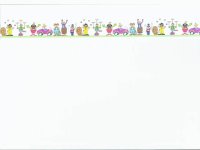 壁紙　ボーダー用　長さ:約42cm 　Clowns & Circus Border