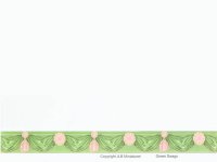 壁紙　ボーダー用　長さ:約42cm 　Swag Green