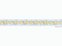 壁紙　ボーダー用　長さ:約42cm 　Garland Blue