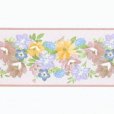 画像2: 壁紙　ボーダー用　長さ:約42cm 　Garland Pink (2)