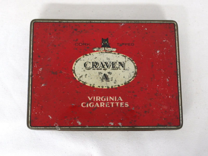 画像1: ビンテージ　ティン（缶）　CRAVEN　”A"　VIRINIA　CAGARETTES