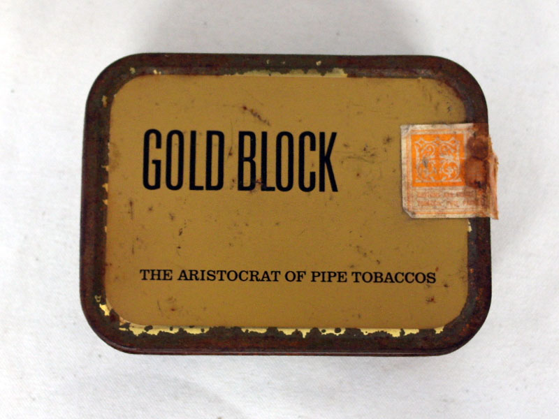 画像2: ビンテージ　ティン（缶）　GOLD　BLOCK　THE　ARISTOCRAT　OF　PIPE　TOBACCOS