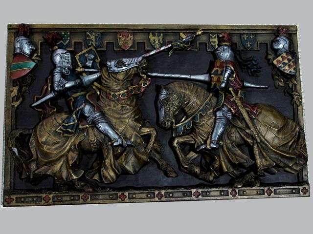 画像1: 壁飾り　騎士
