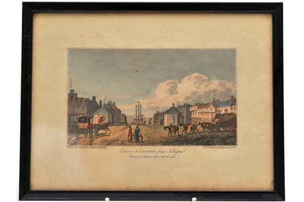 絵　古ロンドン風景（４） 雑貨（ホビー） 絵・額入り品