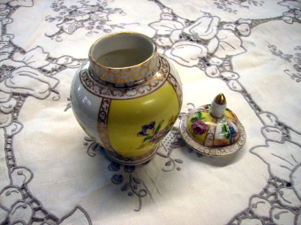 画像3: ドレスデン風　壺(小） (3)