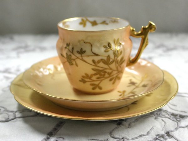 画像3: リモージュ トリオ Limoges 1890年製  D&Co 金彩 (3)