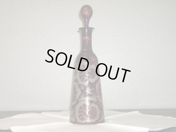 画像2: ボヘミアン　デカンタ＆グラス　セット　ルビー 119-GLS64とSet (2)