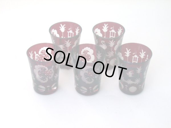 画像4: ボヘミアン　デカンタ＆グラス　セット　ルビー 119-GLS64とSet (4)