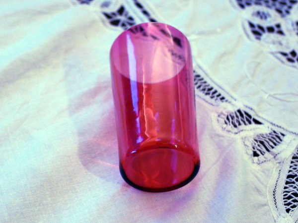 画像4: クランベリー グラス 1個 (4)