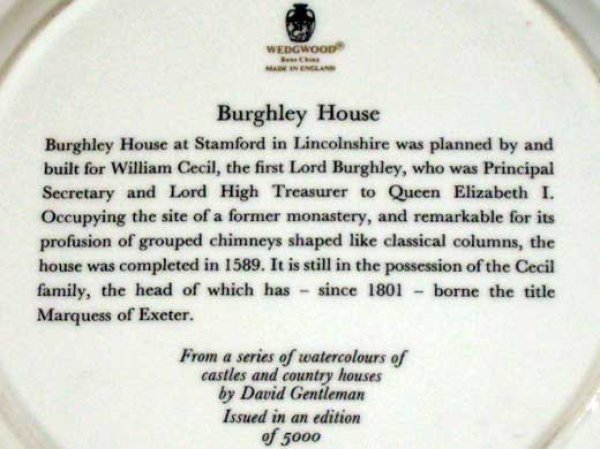 画像3: ウェッジウッド(Wedgewood) プレート Watercolours of Castles… (3)