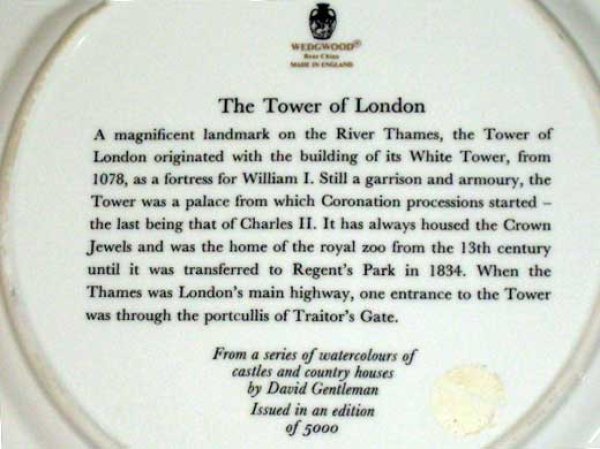 画像3: ウェッジウッド(Wedgewood) プレート Watercolours of Castles… (3)