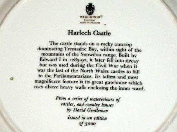 画像3: ウェッジウッド(Wedgewood) プレート Watercolours of Castles… (3)