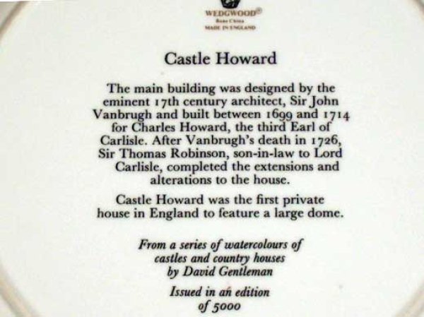 画像3: ウェッジウッド(Wedgewood) プレート Watercolours of Castles… (3)