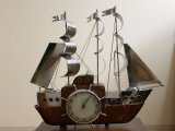 画像: 英国 Metamec(メタメック)社製時計　帆船　電気付