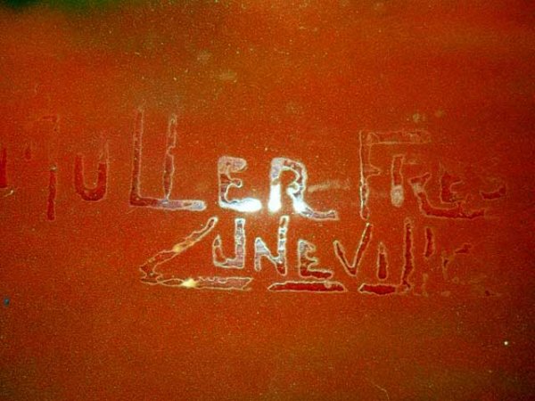 画像4: アールヌーボー　ハンギングランプ　　ミューラー兄弟 (4)