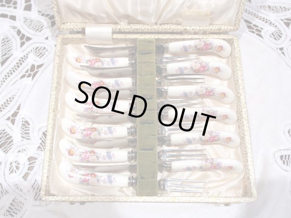 画像2: R・C・ダービー　ナイフ・フォーク　セット箱入りＮｅｗ (2)