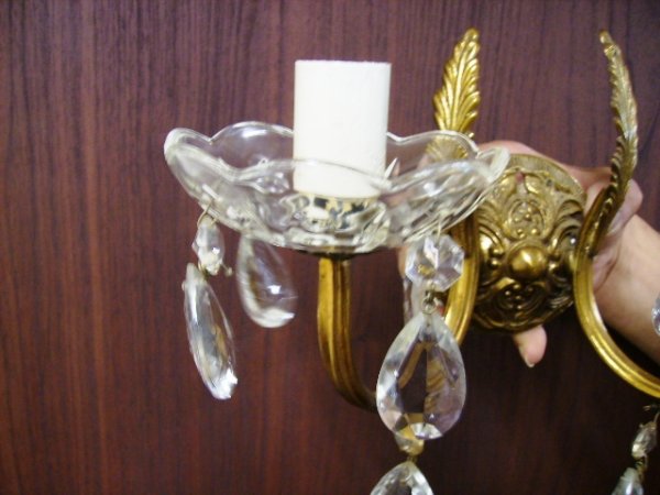 画像3: ウォールランプ　クリスタル　2灯 (3)