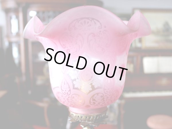 画像3: シェード クランベリー サテン・エッチド (3)