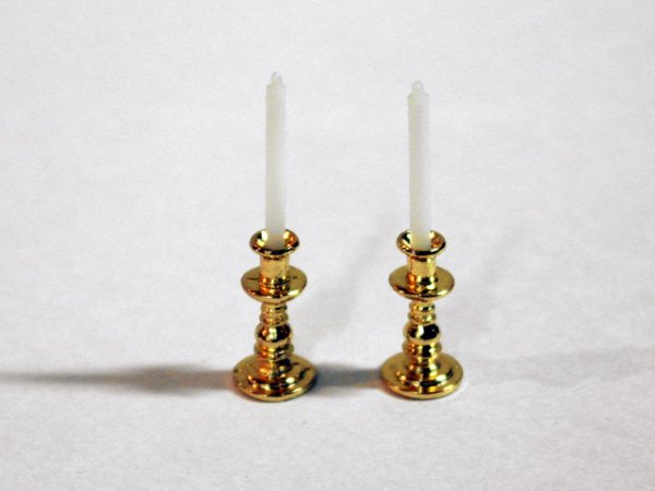 画像1: キャンドルスタンド ペア (1)