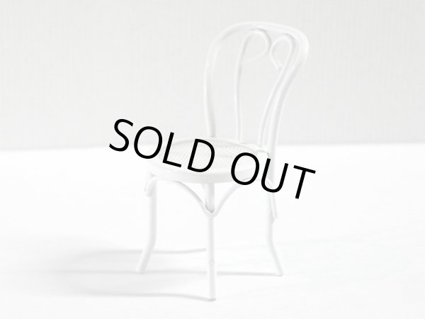 画像4: カフェ　テーブル&チェア4脚セット　ホワイト (4)