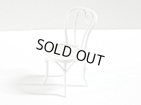 画像5: カフェ　テーブル&チェア4脚セット　ホワイト (5)