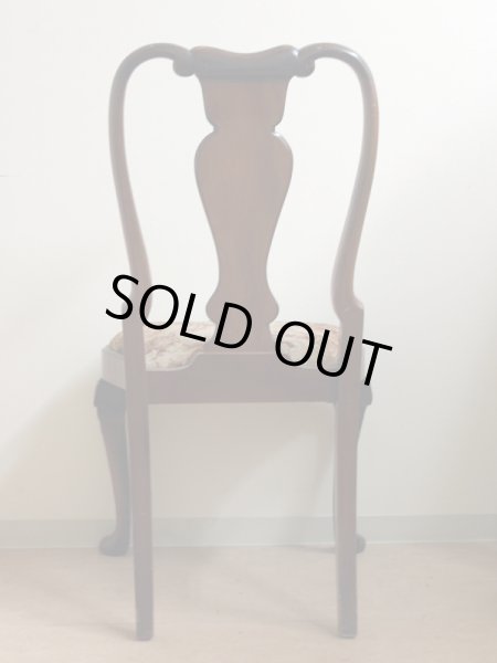 画像4: クイーンアン チェア ウォルナット (4)