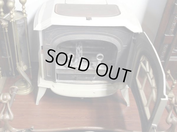 画像5: ストーブ　ウッド用　エナメル　アイボリー (5)