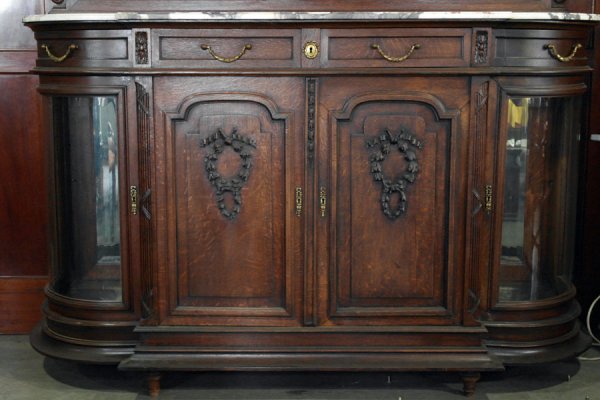 画像3: アンティーク ミラーバック サイドボード (3)